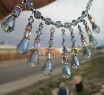 Handcrafted Swarovski crystal choker picture