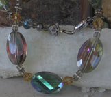 Aurora Borealis crystal necklace picture