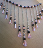 Picture light pink  crystal choker picture