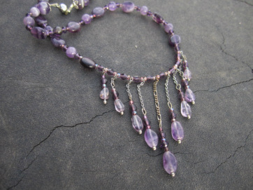 Amethyst choker picture