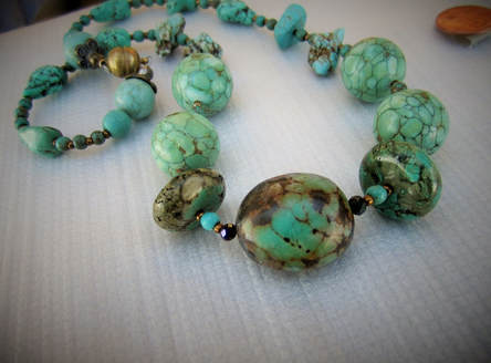 Big turquoise necklace Picture
